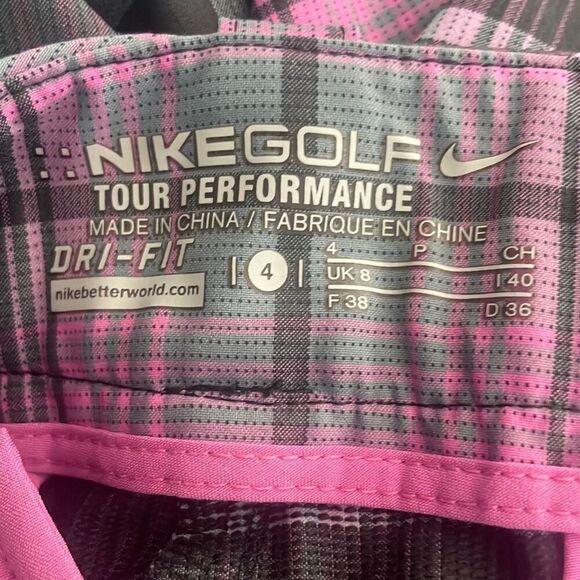 Nike Golf Tour Performance Plaid Bermuda Shorts 4 - Picture 10 of 14